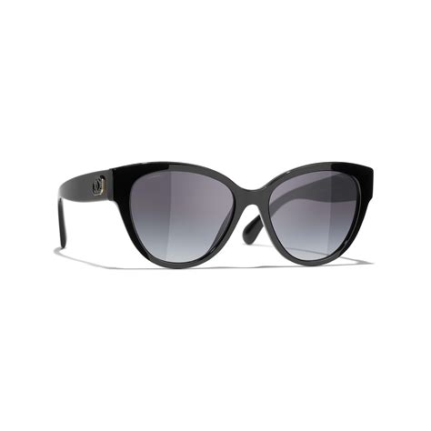 chanel butterfly signature sunglasses grey gradient a71196 l2433|Butterfly Sunglasses .